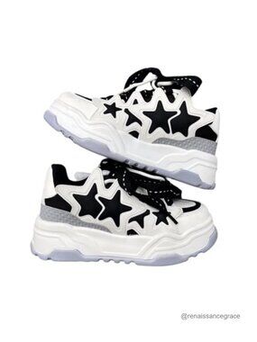 Y2K Chunky Platform Sneakers Women's Cute Kawaii Walking Shoes Cushioned